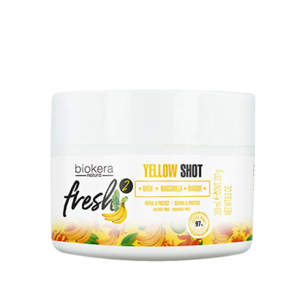 Salerm Cosmetics Biokera Natura Fresh Yellow Shot Mascarilla Reparadora 250ml Salerm Cosmetics Biokera Natura Fresh Yellow Shot Mascarilla Reparadora 250ml